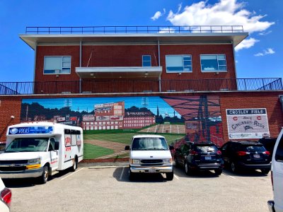 Mural, Crosley Field Memorial, City Gospel Mission, Queens… 