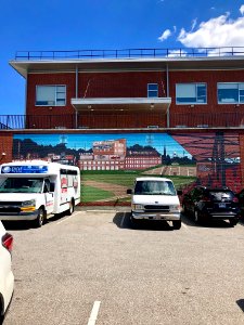 Mural, Crosley Field Memorial, City Gospel Mission, Queens… 