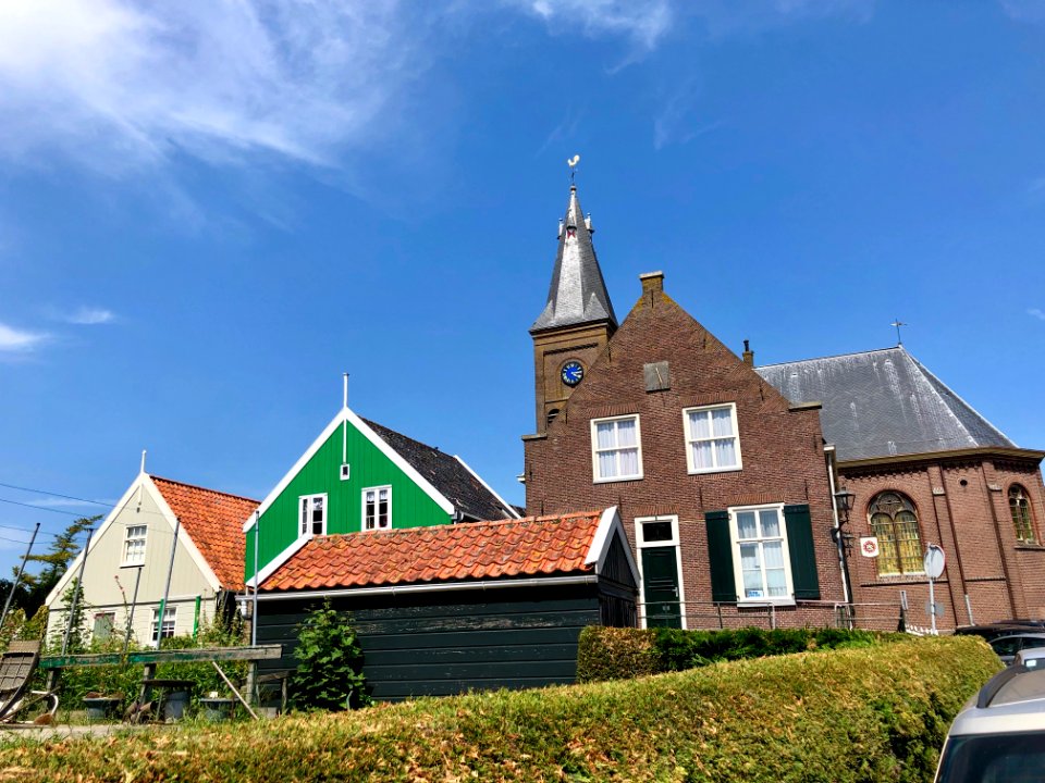 Kerkbuurt, Marken, Noord-Holland, Nederland 