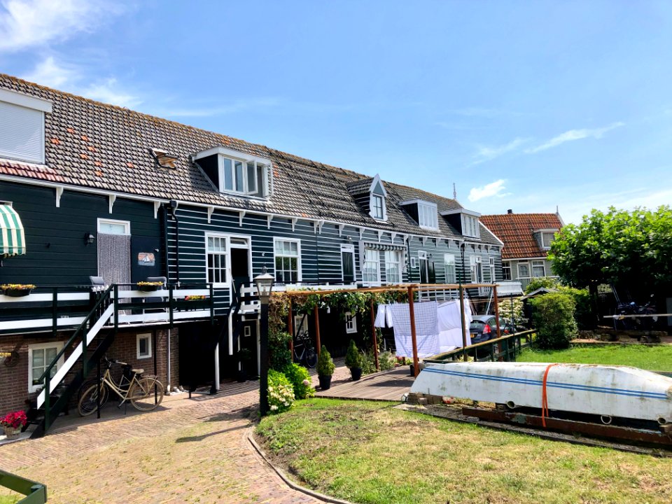 Westerstraat, Marken, Noord-Holland, Nederland 