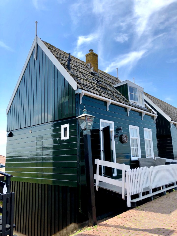 Havenbuurt, Marken, Noord-Holland, Nederland 