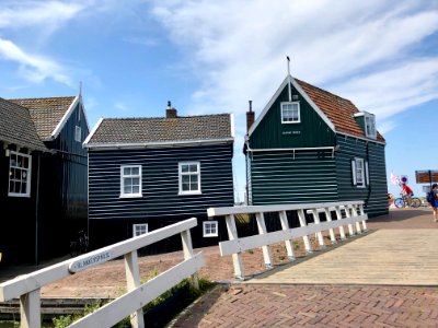 Havenbuurt, Marken, Noord-Holland, Nederland 