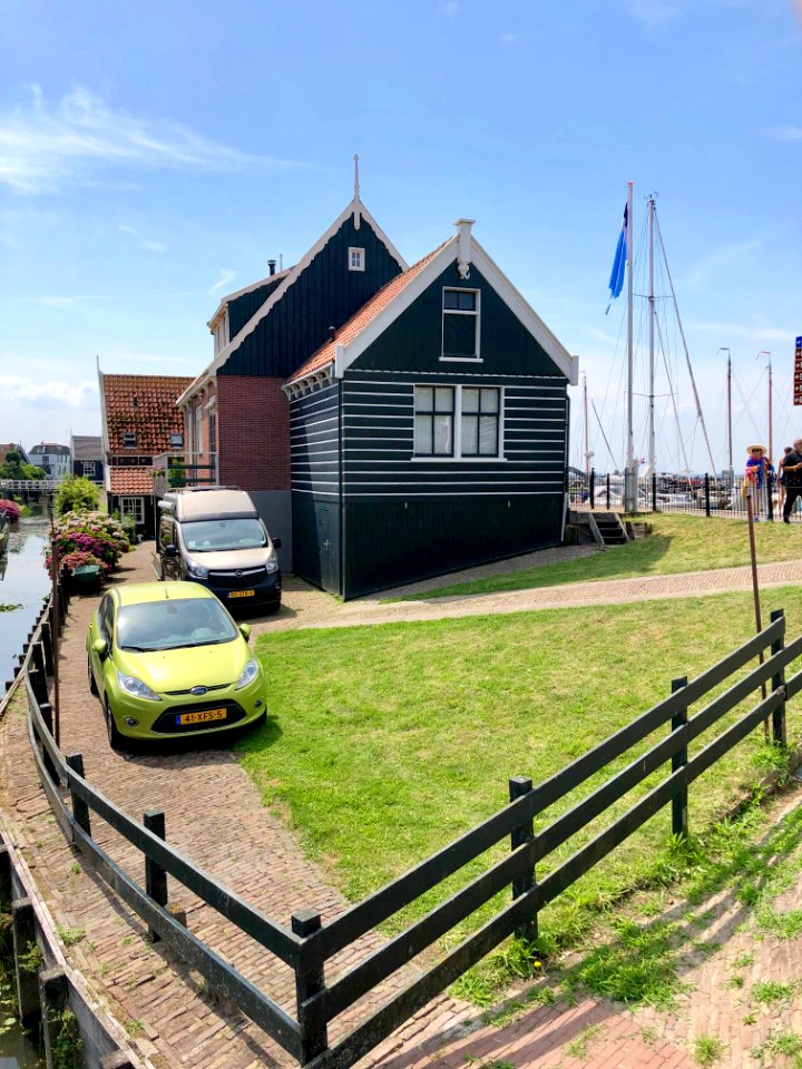 Havenbuurt, Marken, Noord-Holland, Nederland 