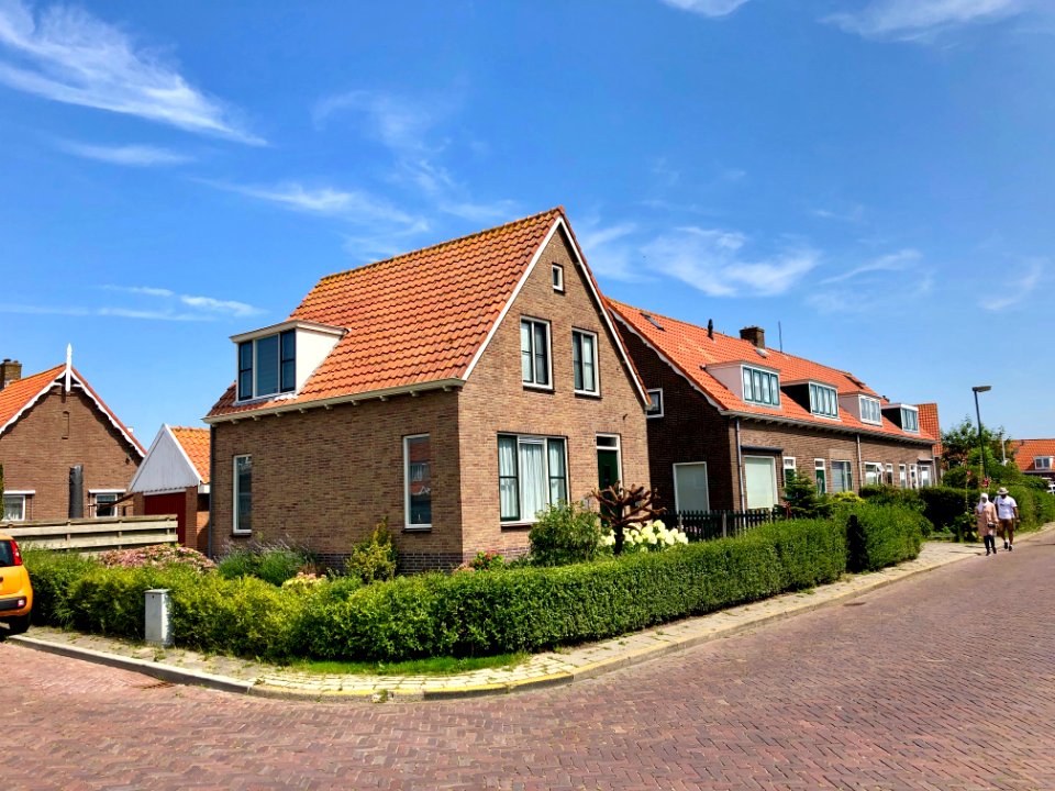 Westerstraat, Marken, Noord-Holland, Nederland 