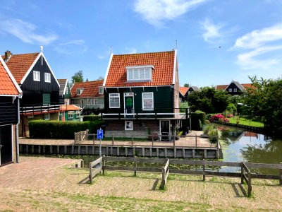 Westerstraat, Marken, Noord-Holland, Nederland 