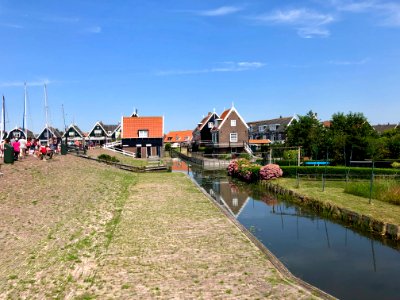 Havenbuurt, Marken, Noord-Holland, Nederland 