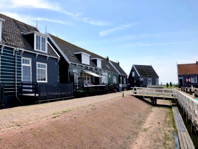 Havenbuurt, Marken, Noord-Holland, Nederland 