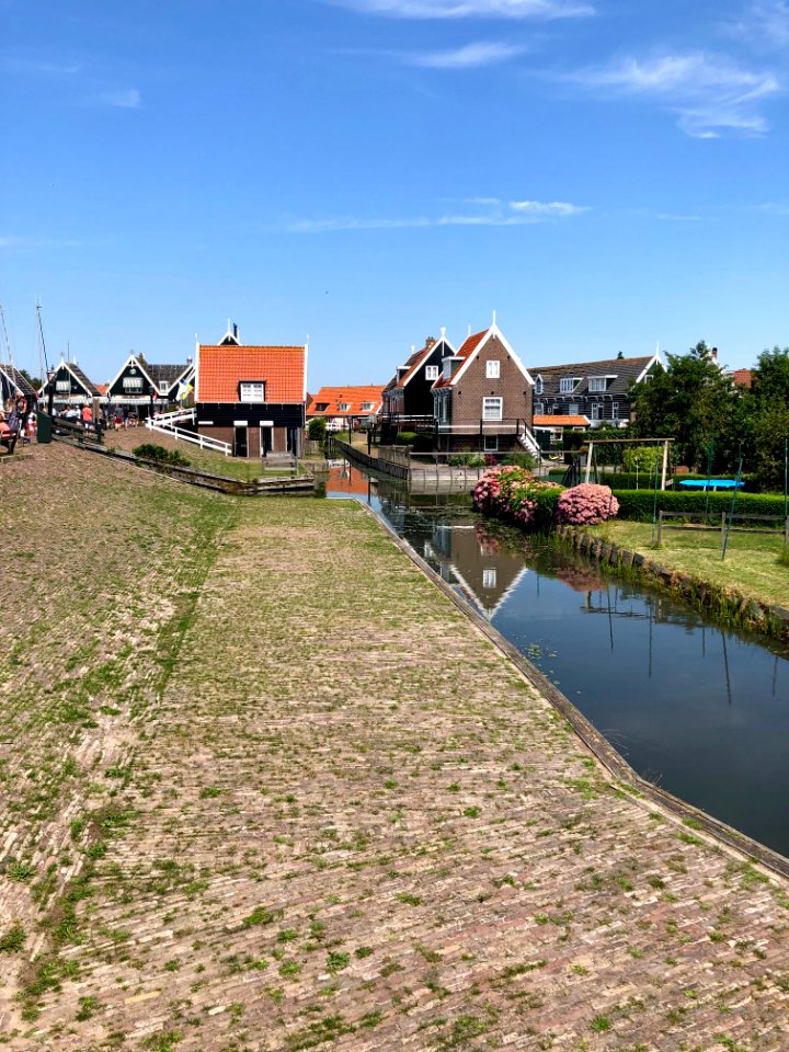 Havenbuurt, Marken, Noord-Holland, Nederland 
