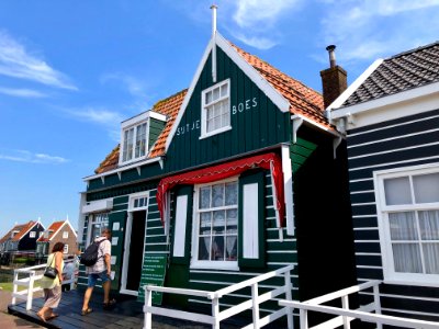 Havenbuurt, Marken, Noord-Holland, Nederland 