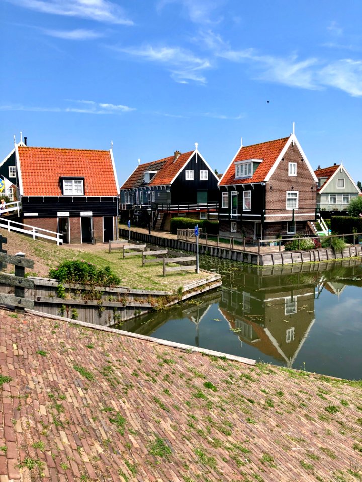 Westerstraat, Marken, Noord-Holland, Nederland 