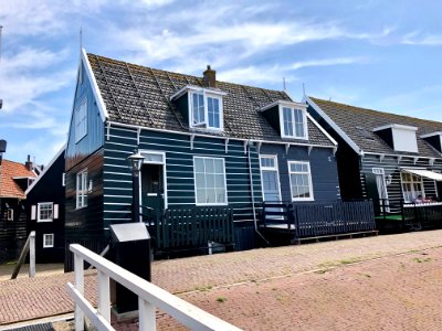 Havenbuurt, Marken, Noord-Holland, Nederland 