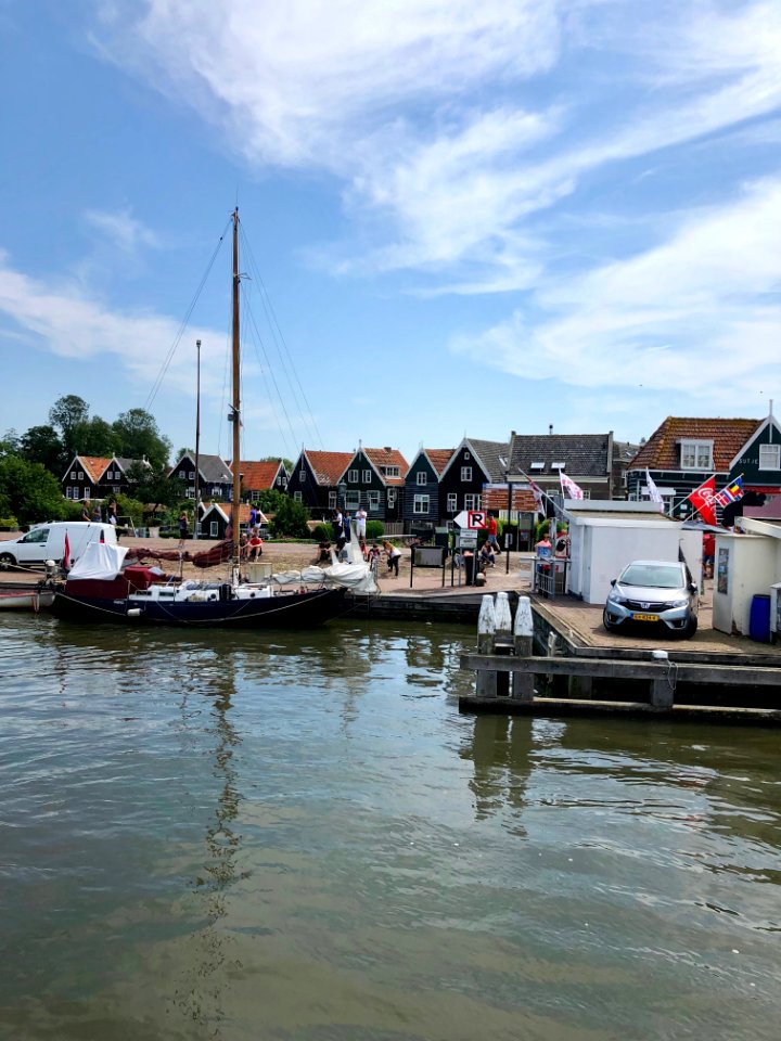 Haven, Marken, Noord-Holland, Nederland 