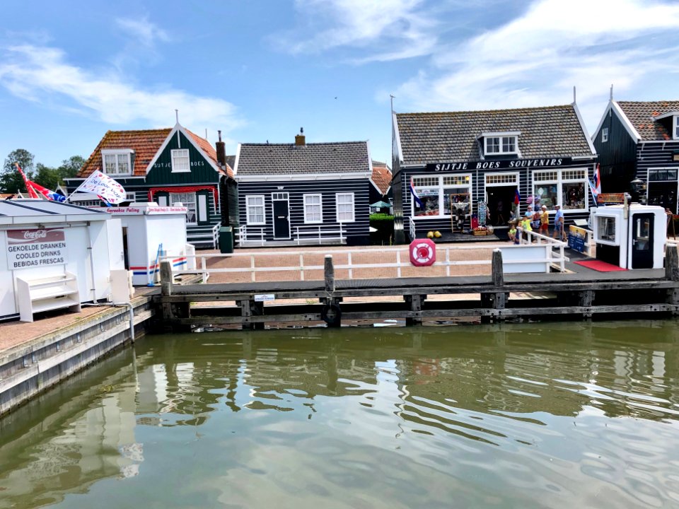 Havenbuurt, Marken, Noord-Holland, Nederland 