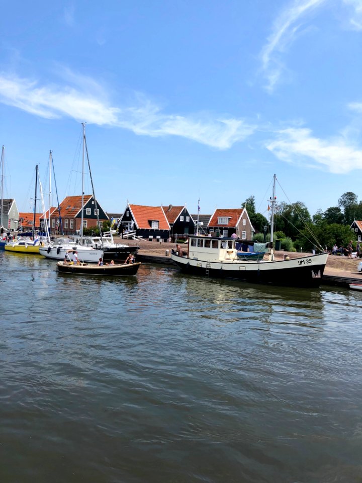 Haven, Marken, Noord-Holland, Nederland 