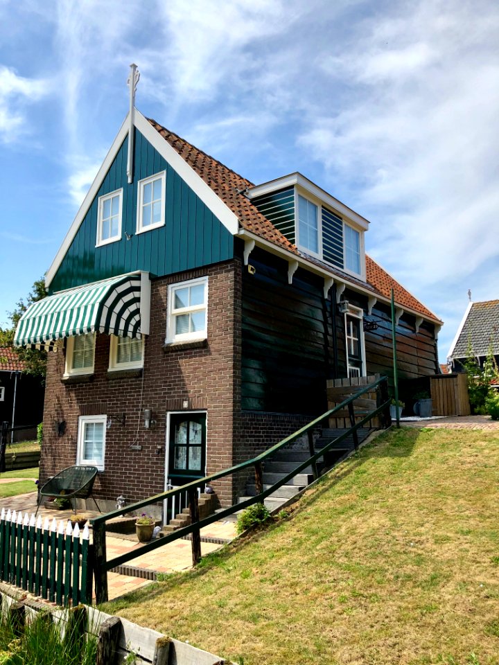 Buurt I, Marken, Noord-Holland, Nederland 