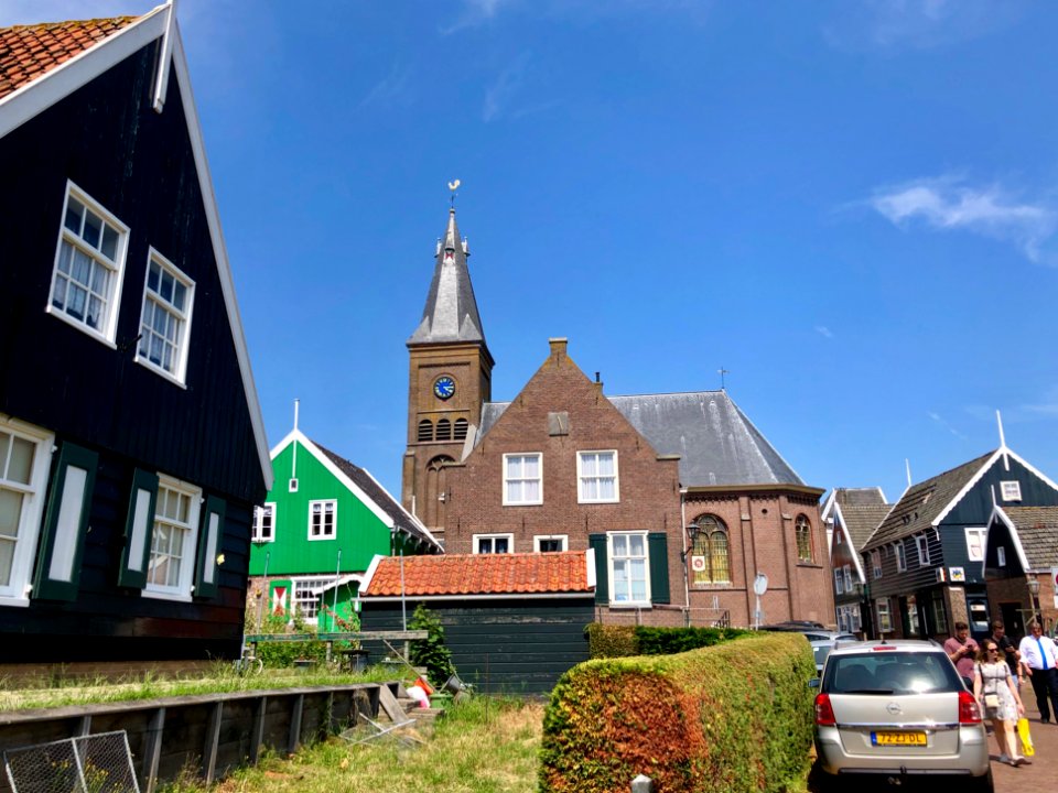 Kerkbuurt, Marken, Noord-Holland, Nederland 