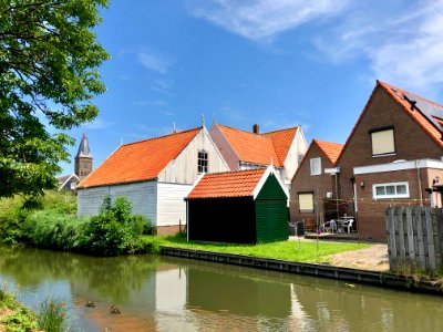 Westerstraat, Marken, Noord-Holland, Nederland 