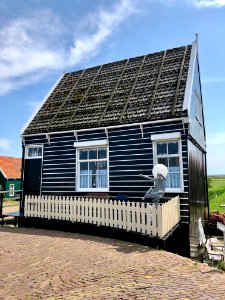 Havenbuurt, Marken, Noord-Holland, Nederland 