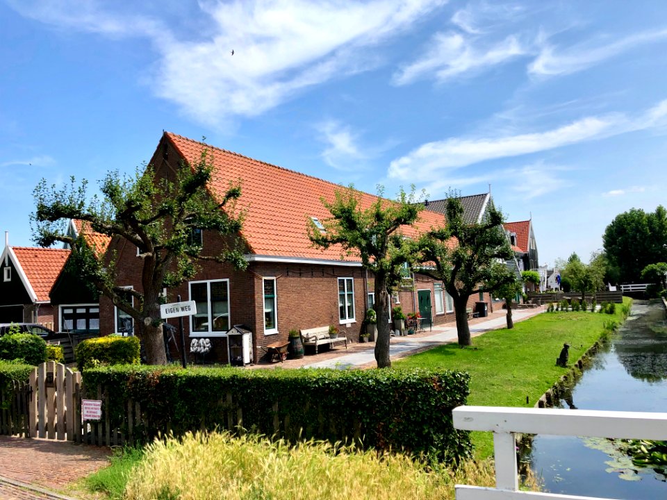 Buurterstraat, Marken, Noord-Holland, Nederland 