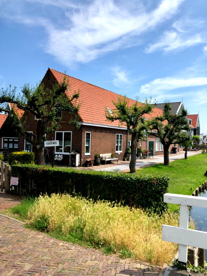 Buurterstraat, Marken, Noord-Holland, Nederland 