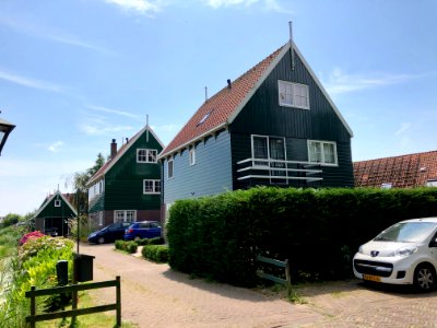 Buurterstraat, Marken, Noord-Holland, Nederland 