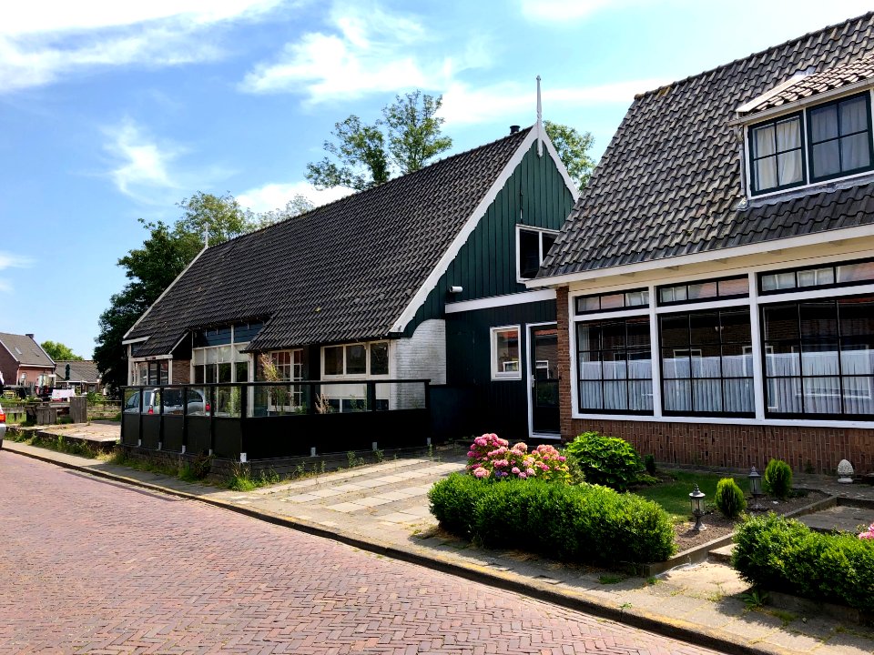 Westerstraat, Marken, Noord-Holland, Nederland 