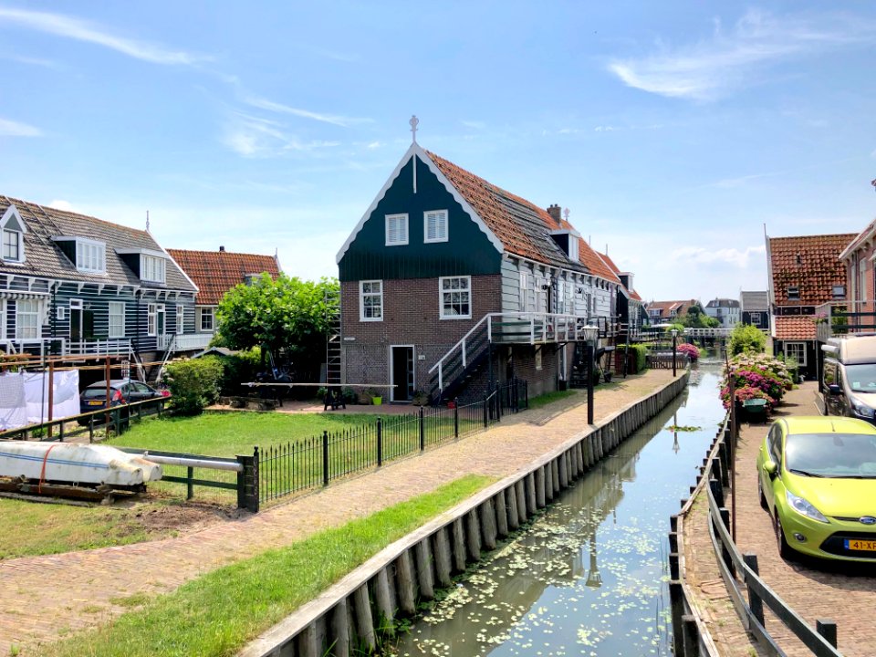 Westerstraat, Marken, Noord-Holland, Nederland 