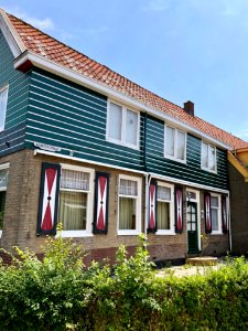 Buurterstraat, Marken, Noord-Holland, Nederland 