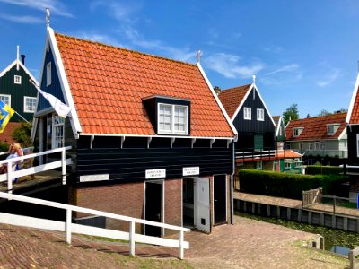 Havenbuurt, Marken, Noord-Holland, Nederland 