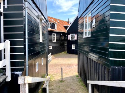 Havenbuurt, Marken, Noord-Holland, Nederland 