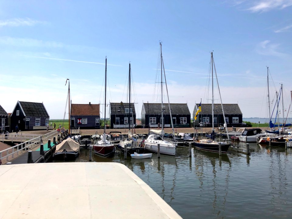 Havenbuurt, Marken, Noord-Holland, Nederland 
