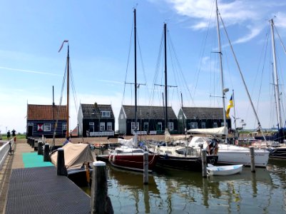 Havenbuurt, Marken, Noord-Holland, Nederland 