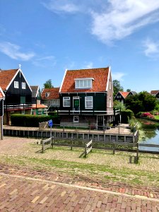 Westerstraat, Marken, Noord-Holland, Nederland 