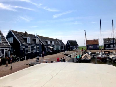 Havenbuurt, Marken, Noord-Holland, Nederland 