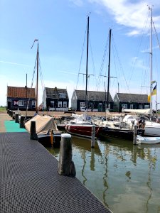 Havenbuurt, Marken, Noord-Holland, Nederland 