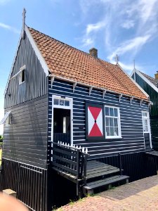Havenbuurt, Marken, Noord-Holland, Nederland 