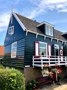 Westerstraat, Marken, Noord-Holland, Nederland 