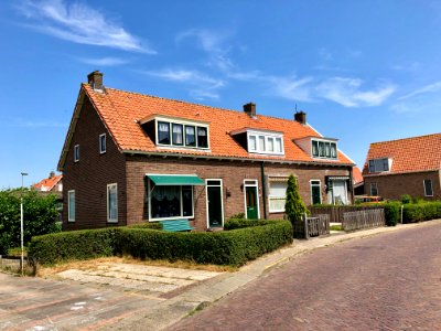 Westerstraat, Marken, Noord-Holland, Nederland 
