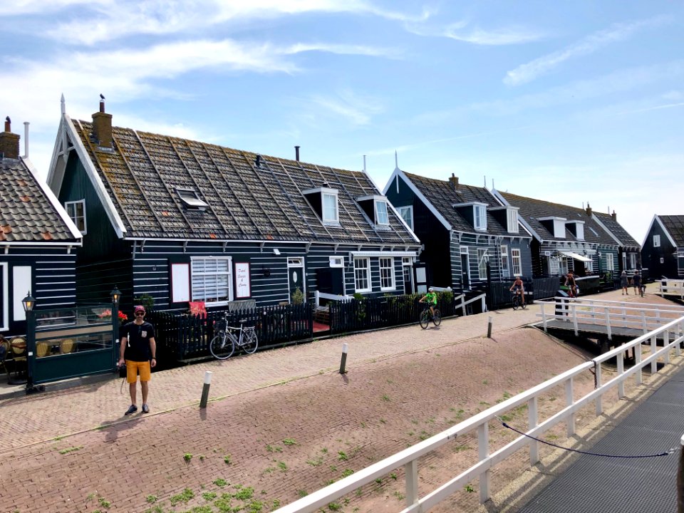 Havenbuurt, Marken, Noord-Holland, Nederland 