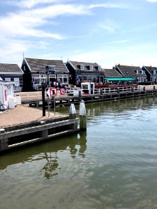 Havenbuurt, Marken, Noord-Holland, Nederland 