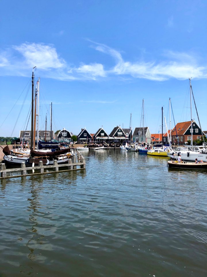 Haven, Marken, Noord-Holland, Nederland 