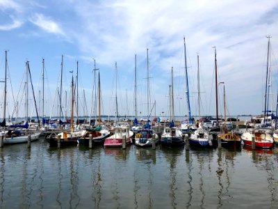 Haven, Marken, Noord-Holland, Nederland 