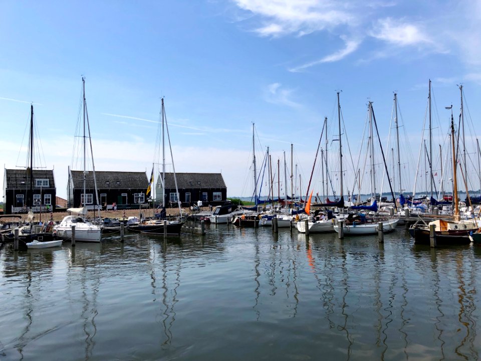 Havenbuurt, Marken, Noord-Holland, Nederland 