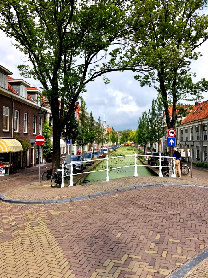 Vlamingstraat, Delft, Zuid-Holland, Nederland 