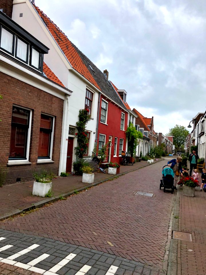 Doelenstraat, Delft, Zuid-Holland, Nederland 