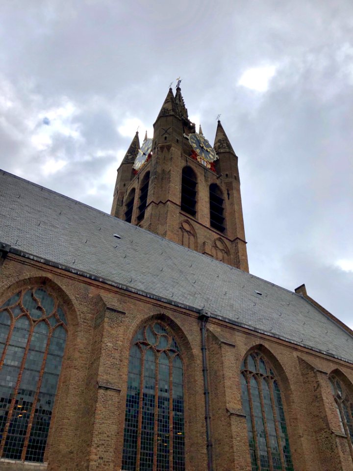 Oude Kerk, Delft, Zuid-Holland, Nederland 