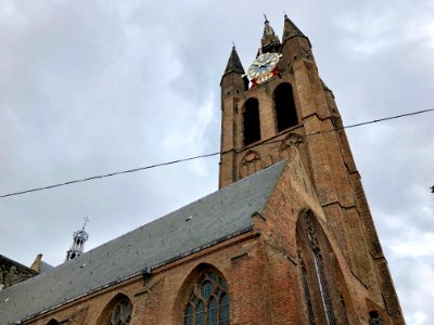 Oude Kerk, Delft, Zuid-Holland, Nederland 