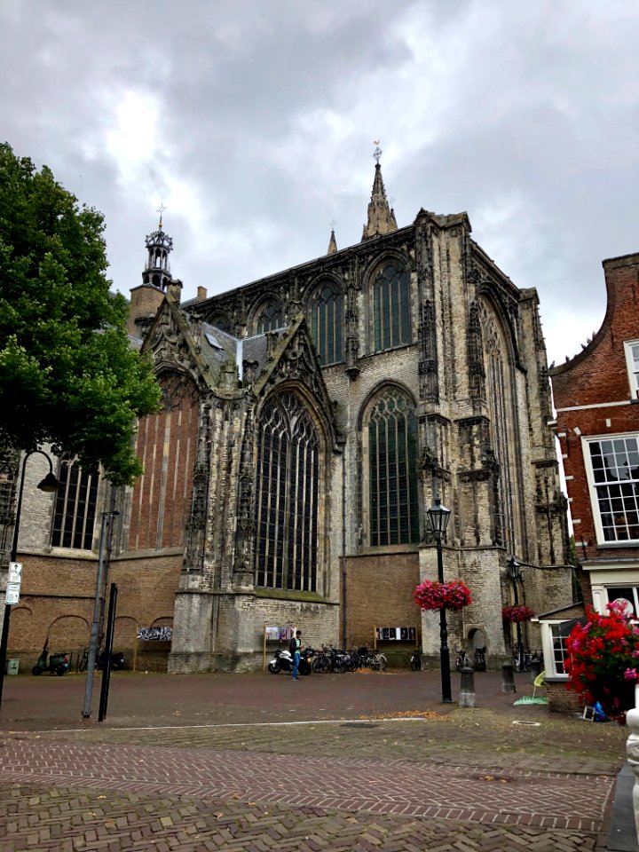 Oude Kerk, Delft, Zuid-Holland, Nederland 
