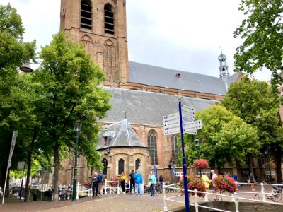 Oude Kerk, Delft, Zuid-Holland, Nederland 