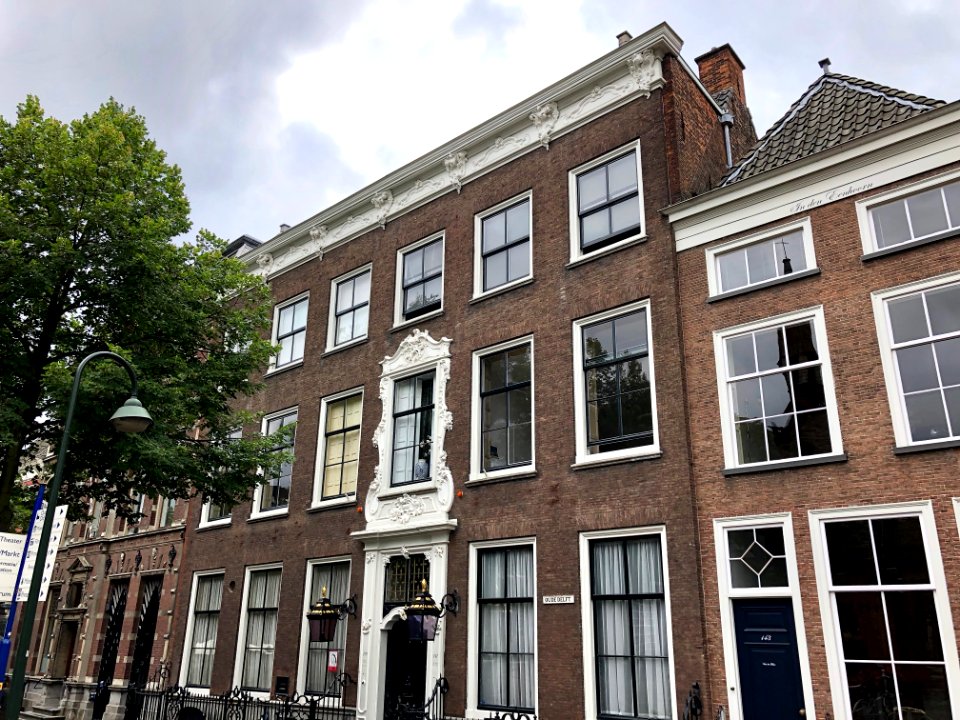 Oude Delft, Delft, Zuid-Holland, Nederland 